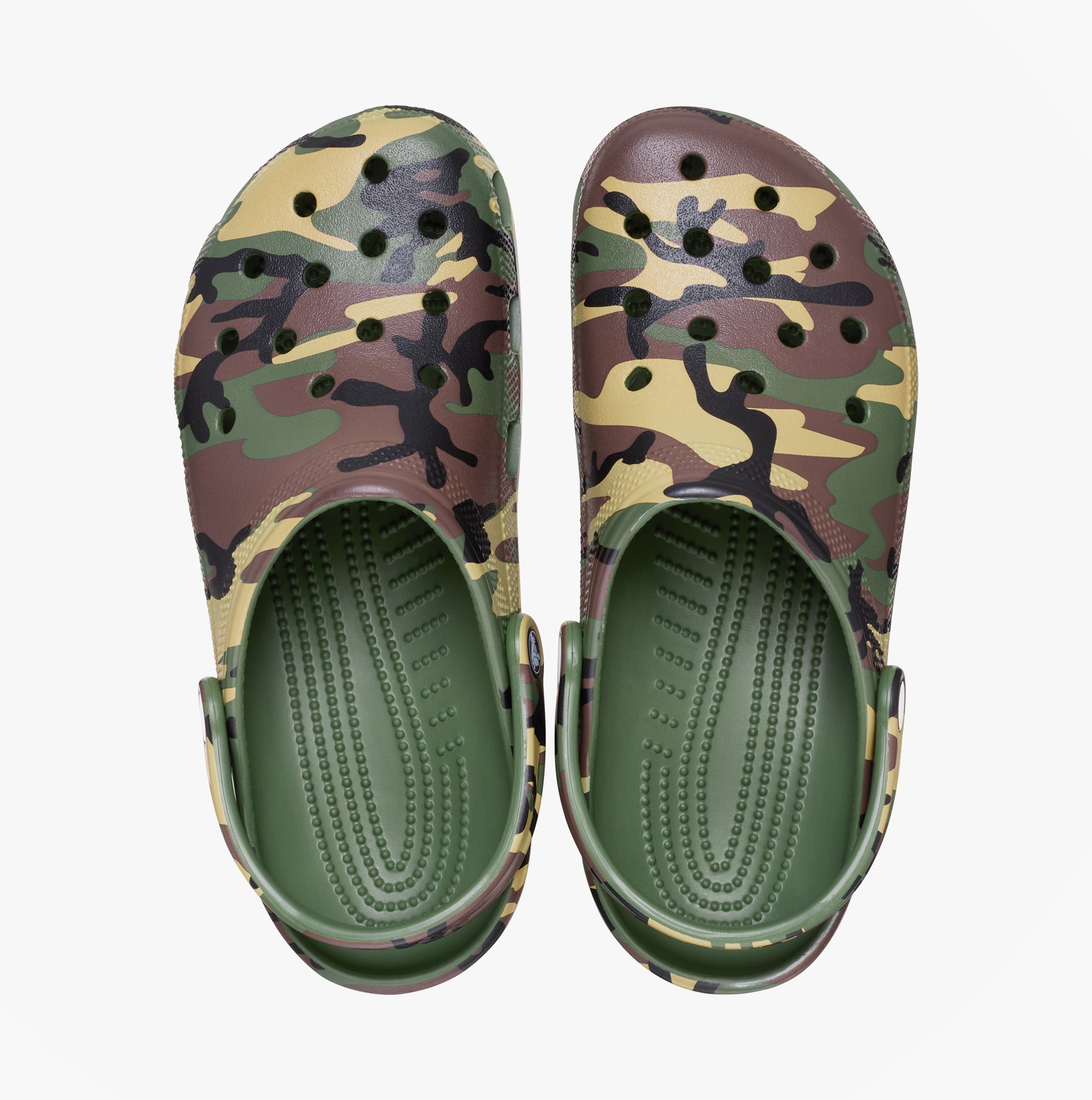 Crocs 211936 CLASSIC CAMOUFLAGE Unisex Adults Clogs Sandals Army Green