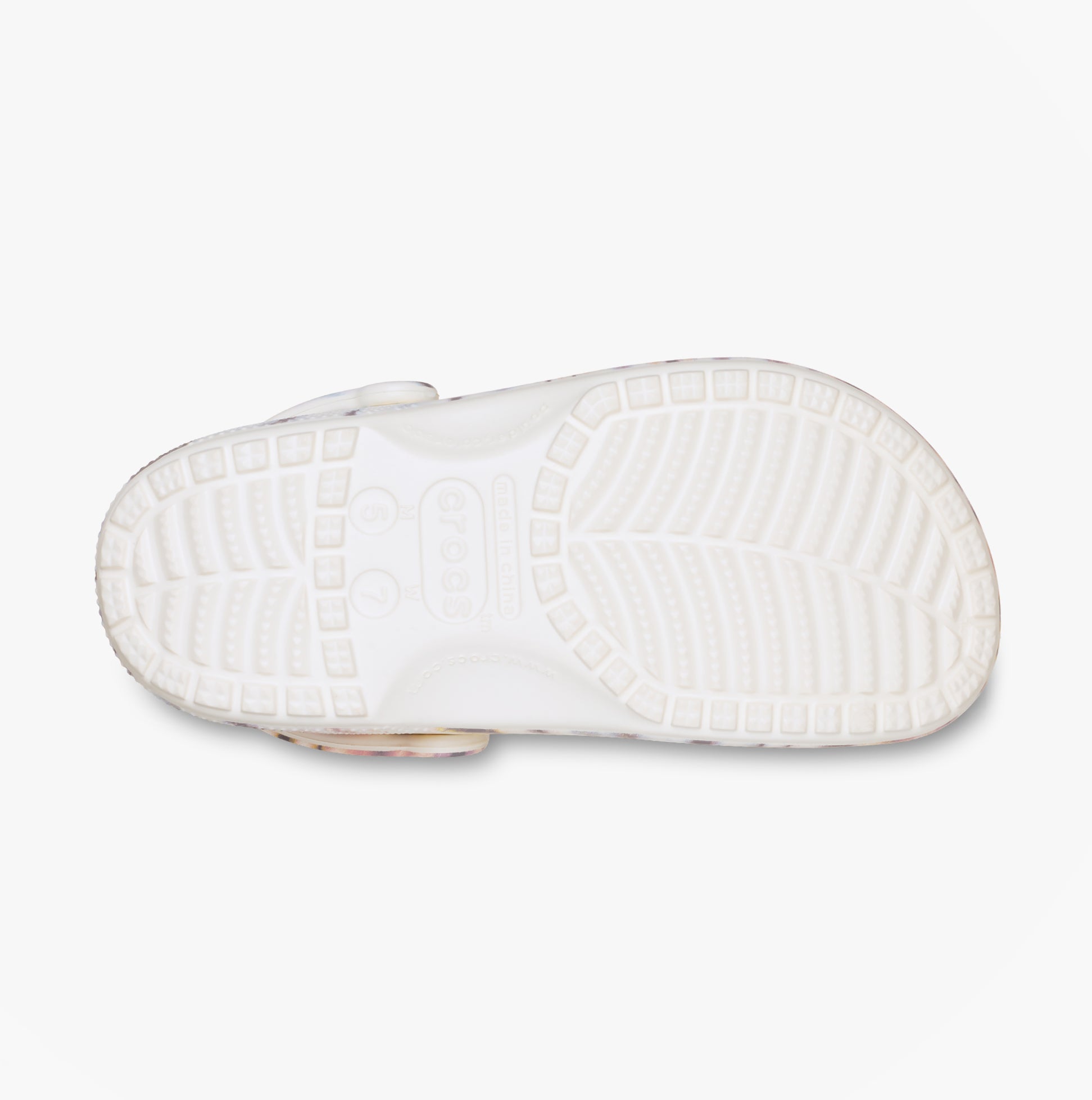 Crocs CLASSIC TIE DYE Unisex Adults Clogs Chalk/Multi