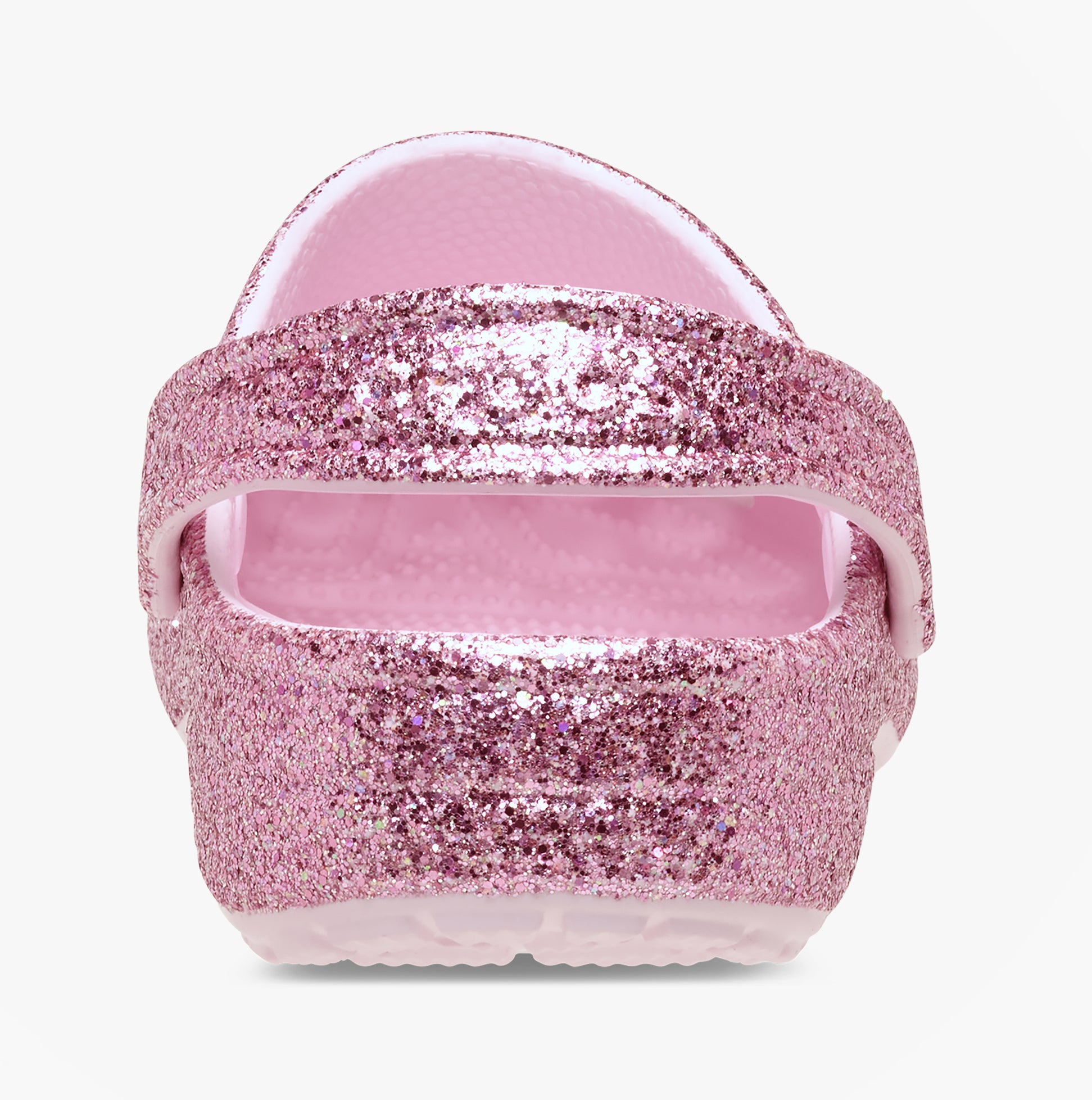 Crocs CLASSIC CHUNKY GLITTER Kids Clogs Pink Milk