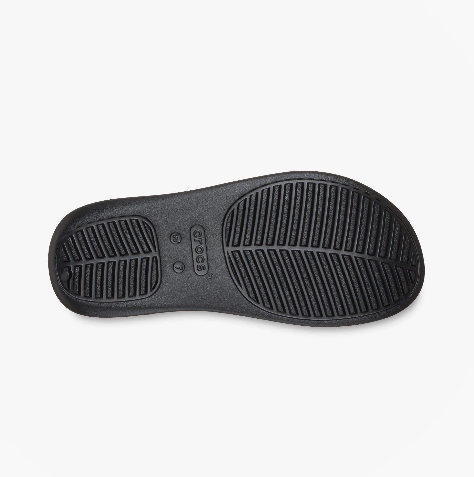 Crocs GETAWAY TRIANGLE FLIP Womens Flip-flops Black