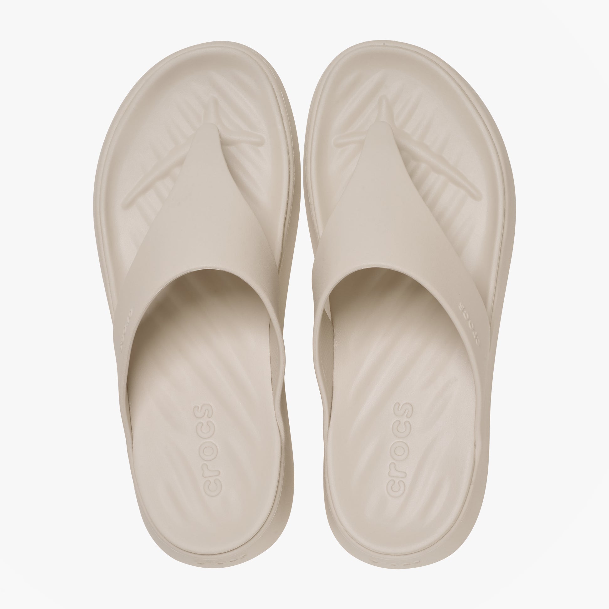 Crocs GETAWAY TRIANGLE FLIP Womens Flip-flops Frappe