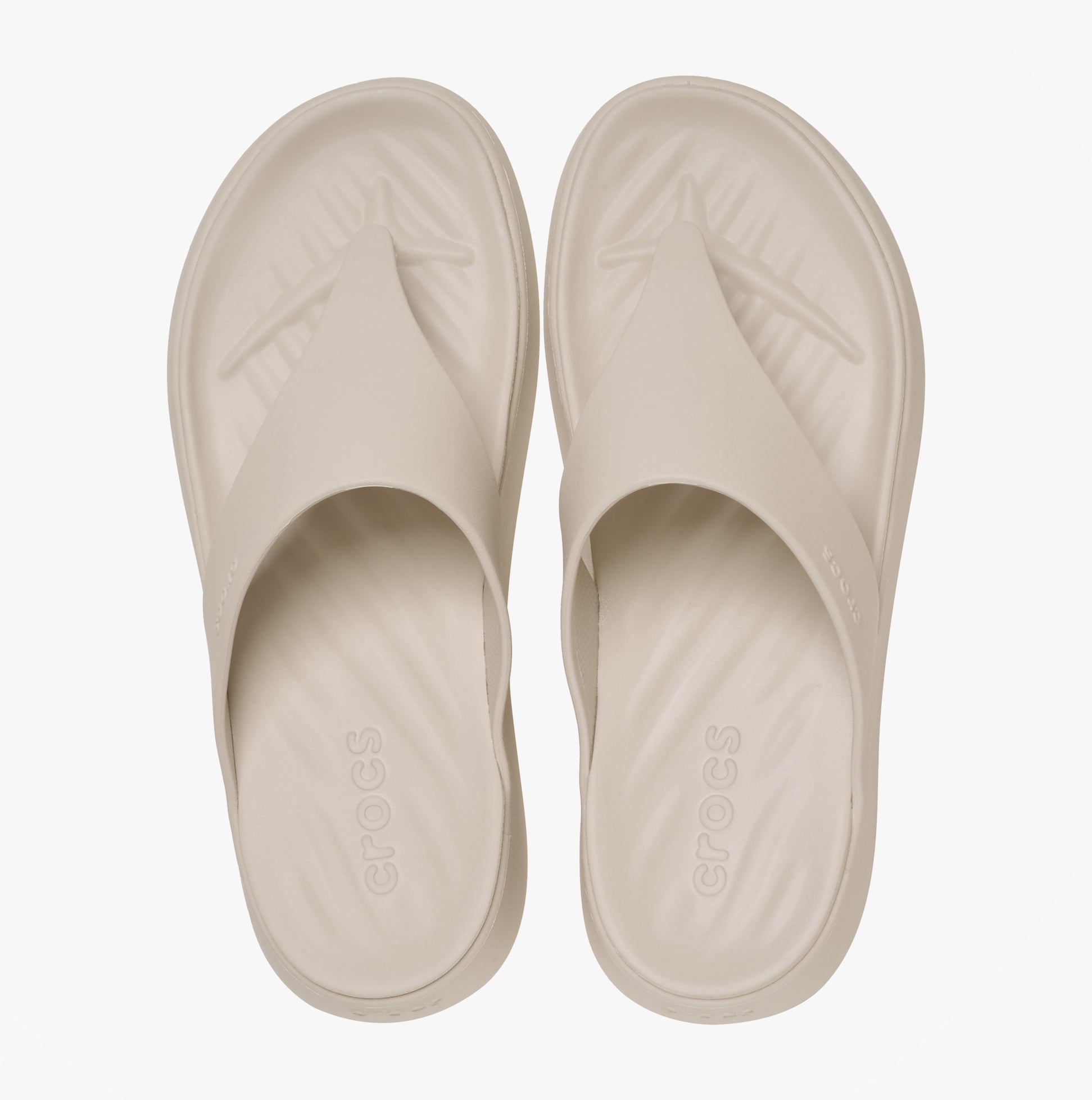 Crocs GETAWAY TRIANGLE FLIP Womens Flip-flops Frappe