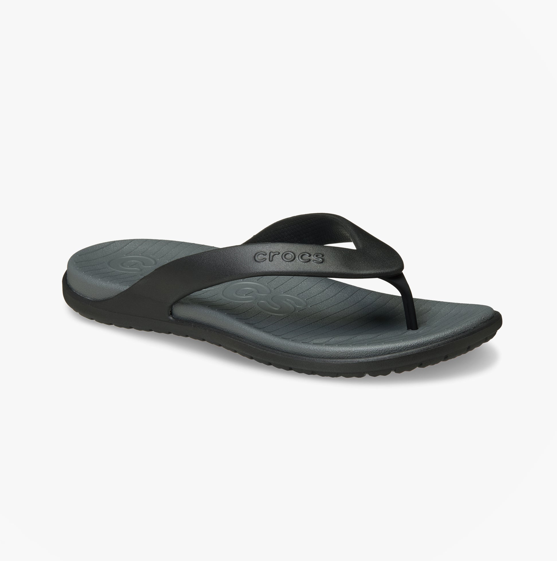 Crocs COAST FLIP Mens Flip-flops Black/Slate Grey