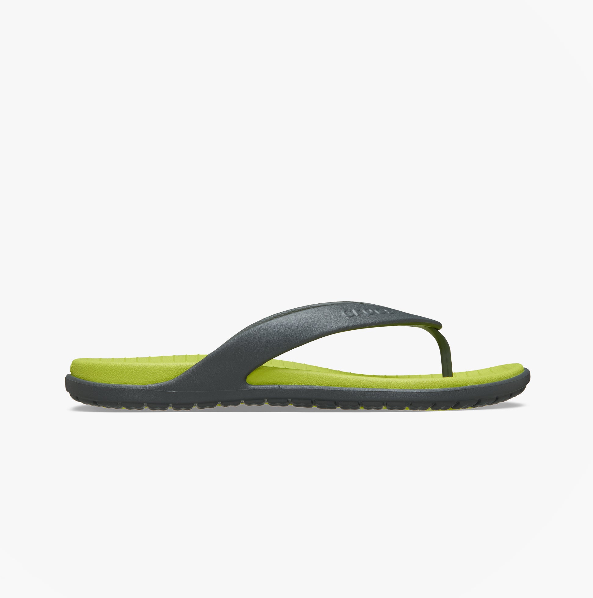 Crocs COAST FLIP Mens Flip-flops Slate Grey/Citrus