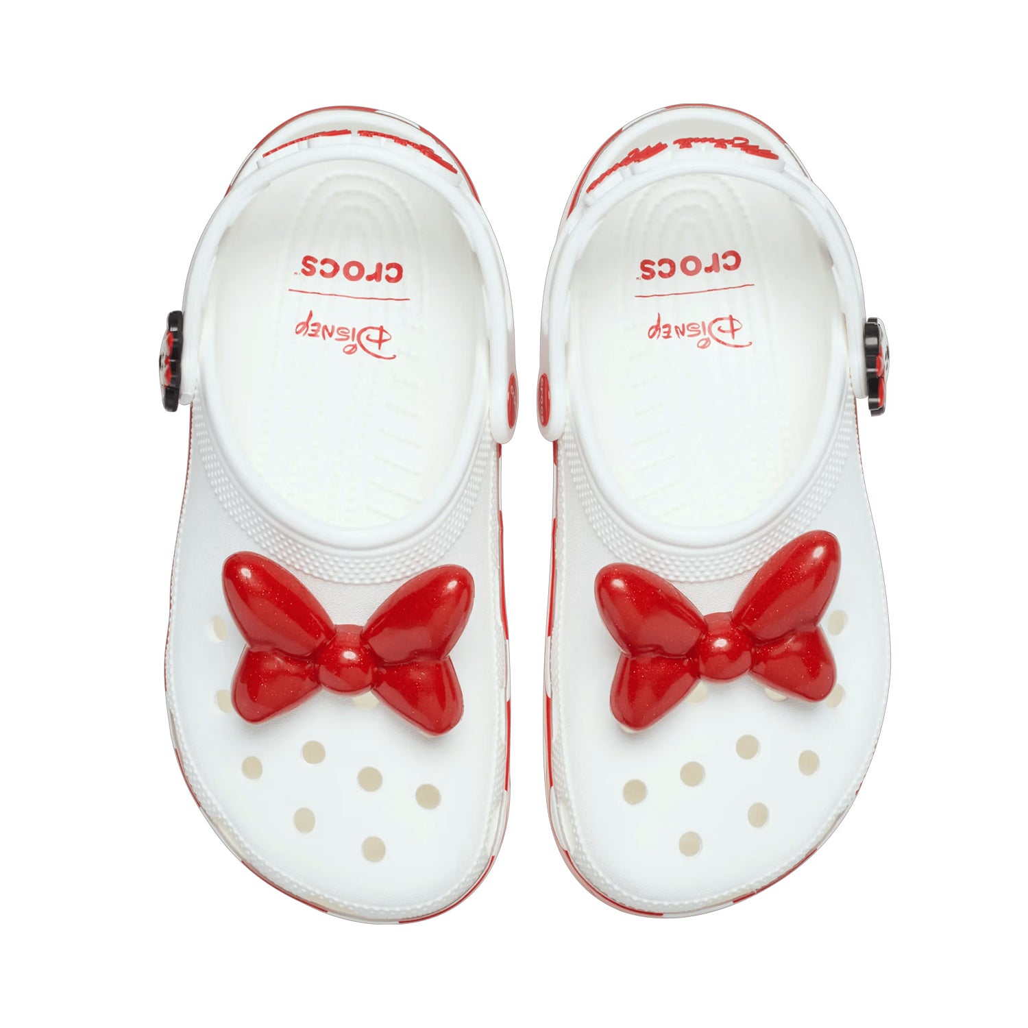 Crocs 212717 MINNIE MOUSE Womens Disney Clogs White