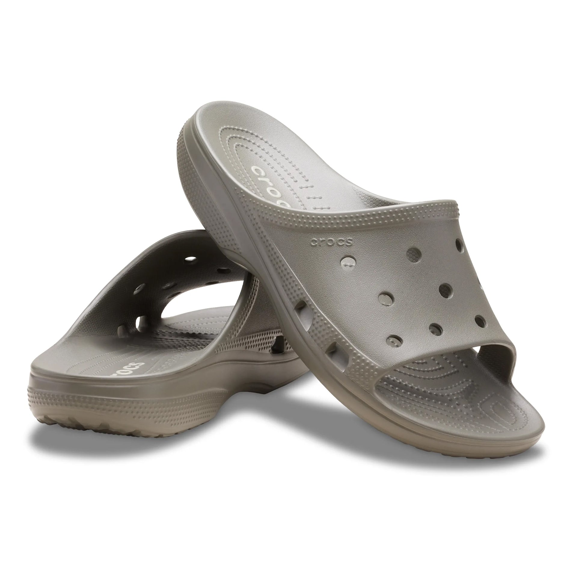 Crocs SATURDAY SLIDE Mens Sliders Dusty Olive