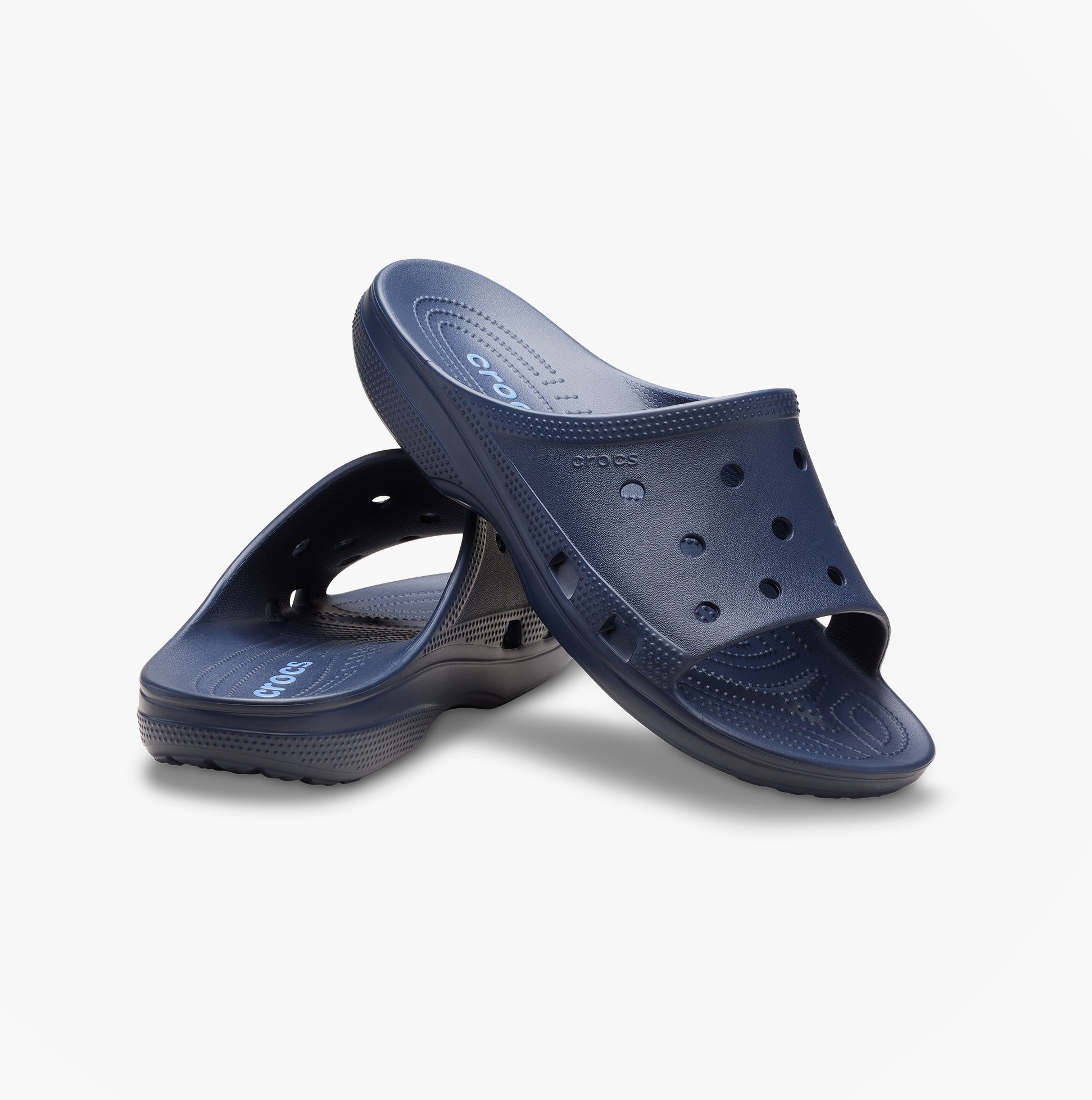 Crocs SATURDAY SLIDE Mens Sliders Navy