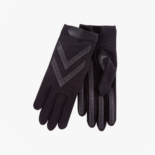 Totes Isotoner ORIGINAL STRETCH GLOVE WITH SMARTOUCH Womens Gloves Black