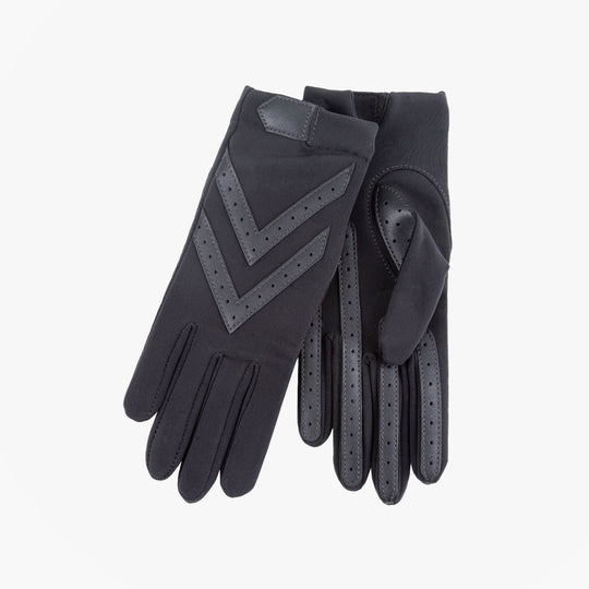 Totes Isotoner ORIGINAL STRETCH GLOVE WITH SMARTOUCH Womens Gloves Charcoal