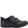 Hush Puppies JOSH Boys School Shoes Black