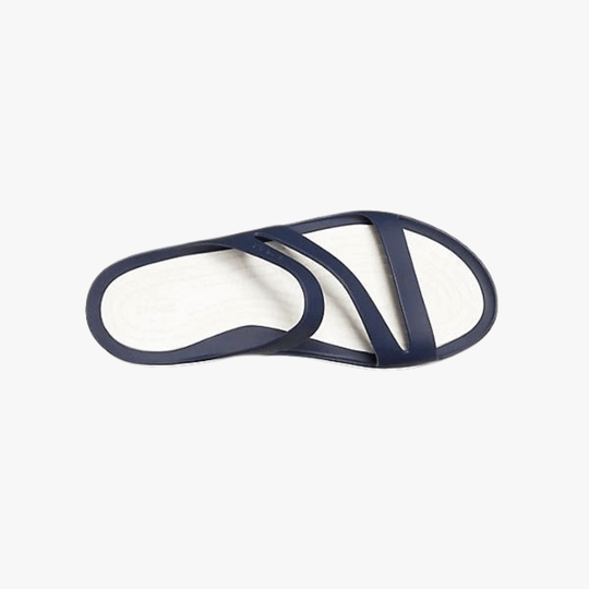 Crocs 203998-462 SWIFTWATER SANDAL Womens Sandals Navy/White