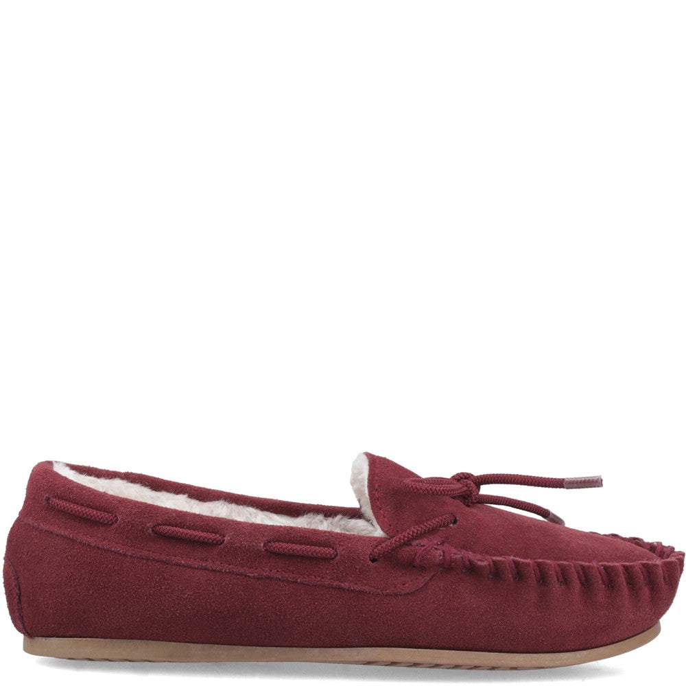 Hush Puppies Allie Womens Moccasins Wine