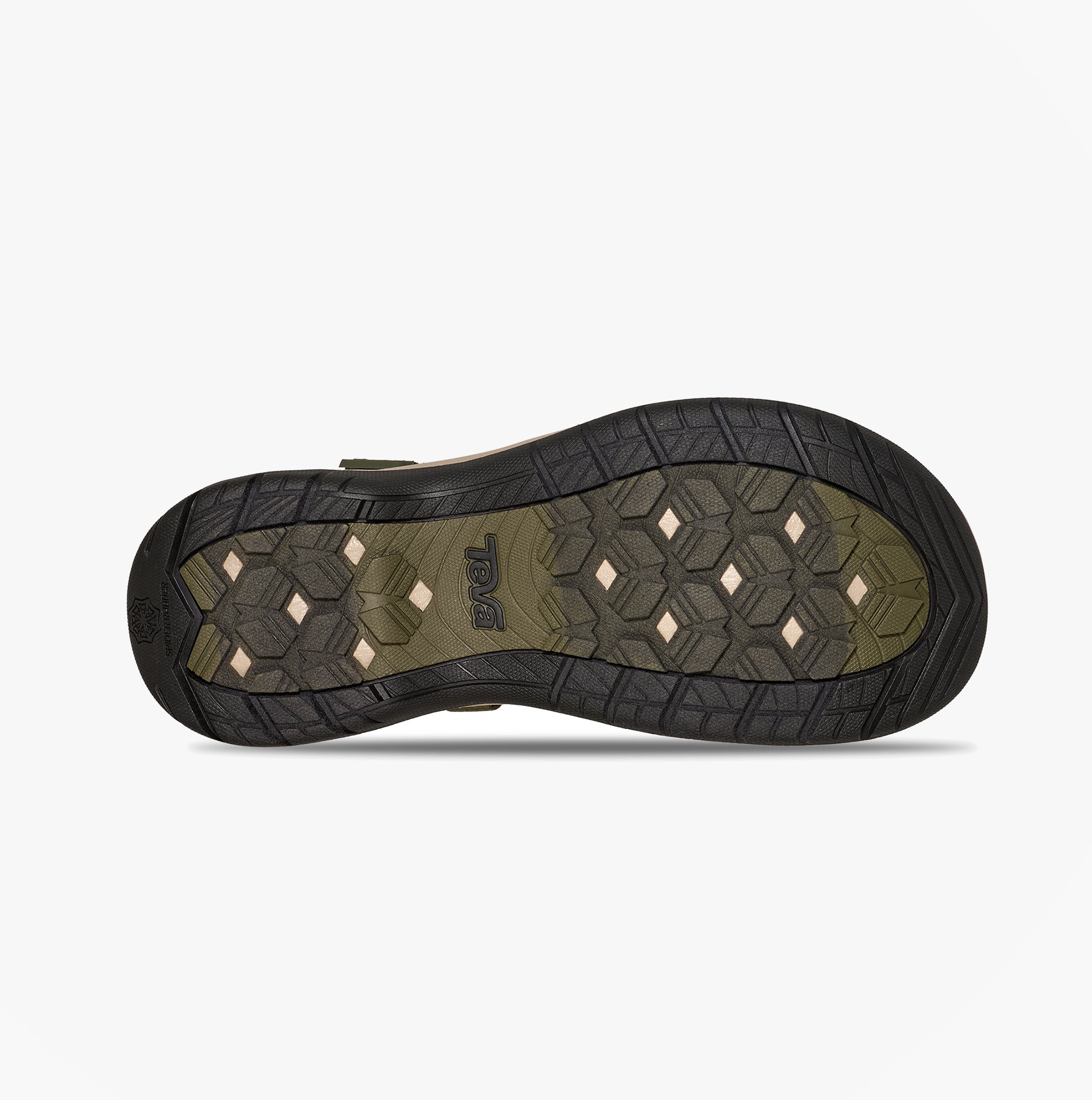 Teva TIRRA SPORT Womens Cross Strap Sandals Burnt Olive