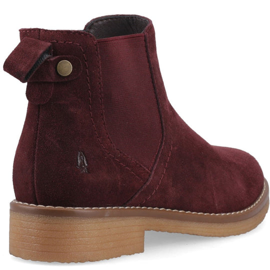 Hush Puppies Maddy Womens Ankle Boots Plum