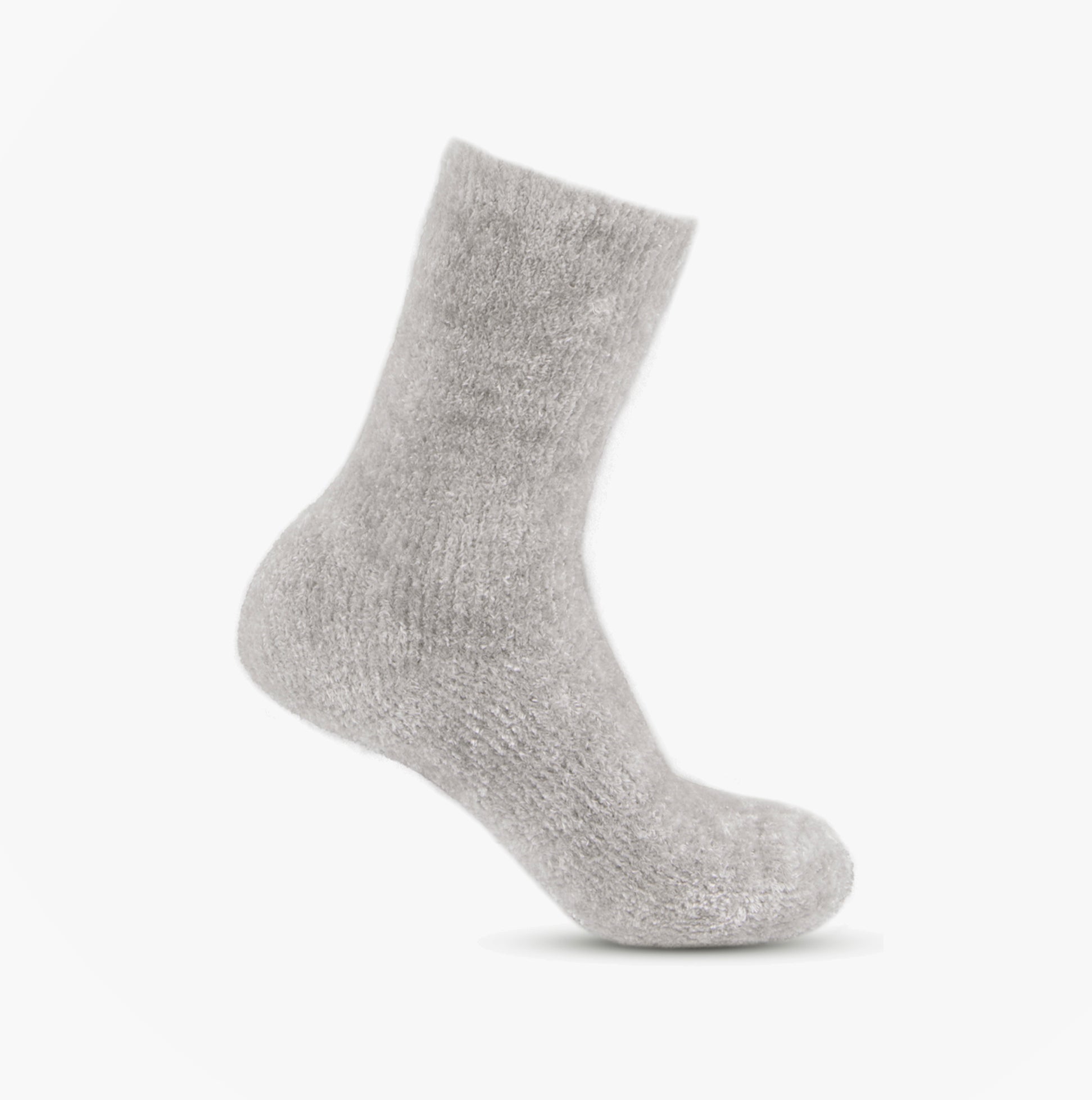Totes Toasties PREMIUM TWIN PACK BRUSHED THERMAL BED SOCK Womens Bed Socks Grey / Oat