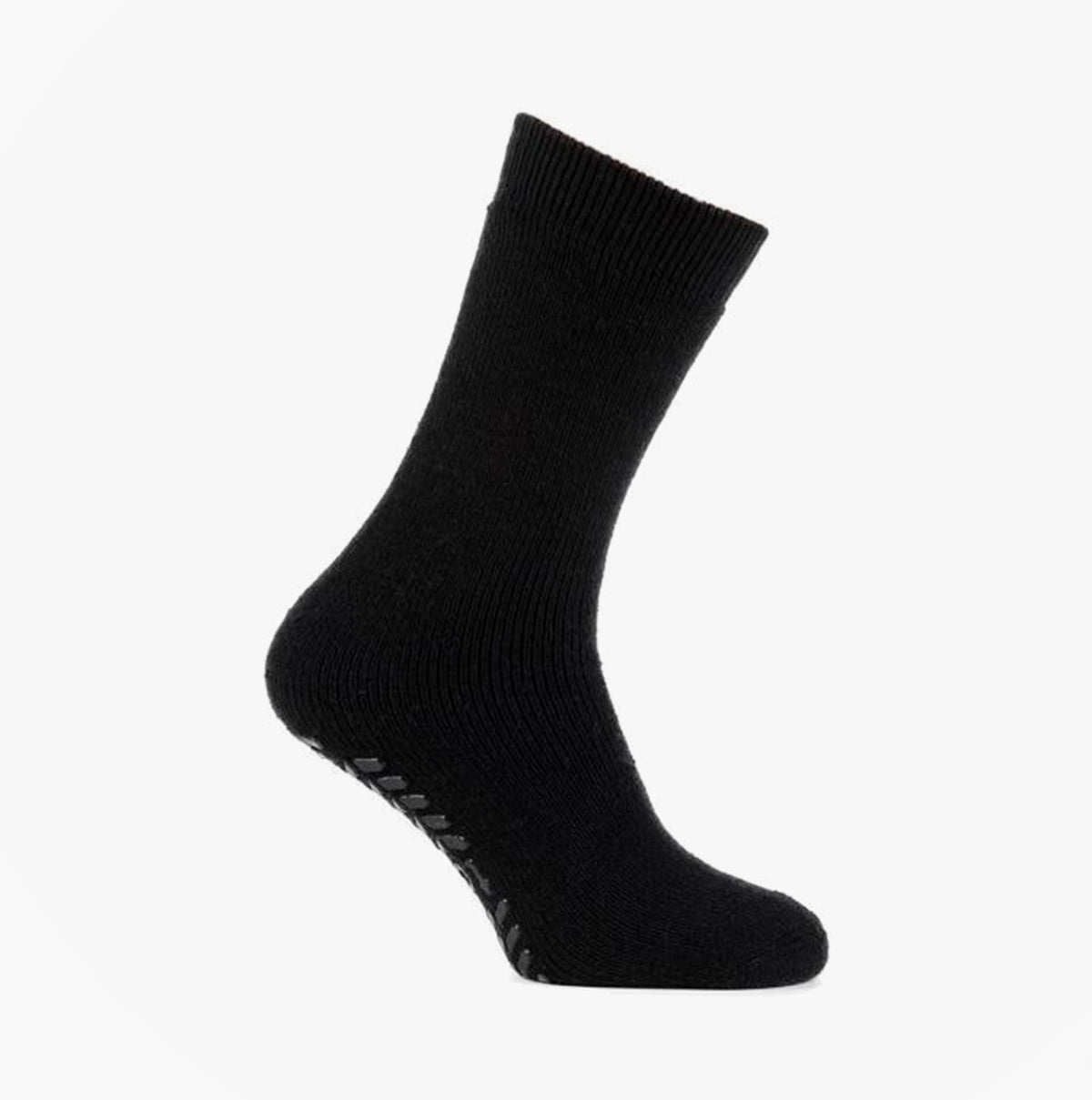 Totes Toasties 3244 THERMAL BRUSHED Womens Slipper Socks Black