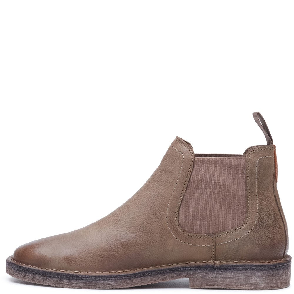 Hush Puppies Shaun Leather Chelsea Boot Mens Chelsea Boots Taupe