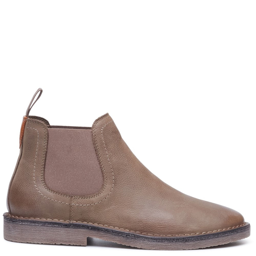 Hush Puppies Shaun Leather Chelsea Boot Mens Chelsea Boots Taupe