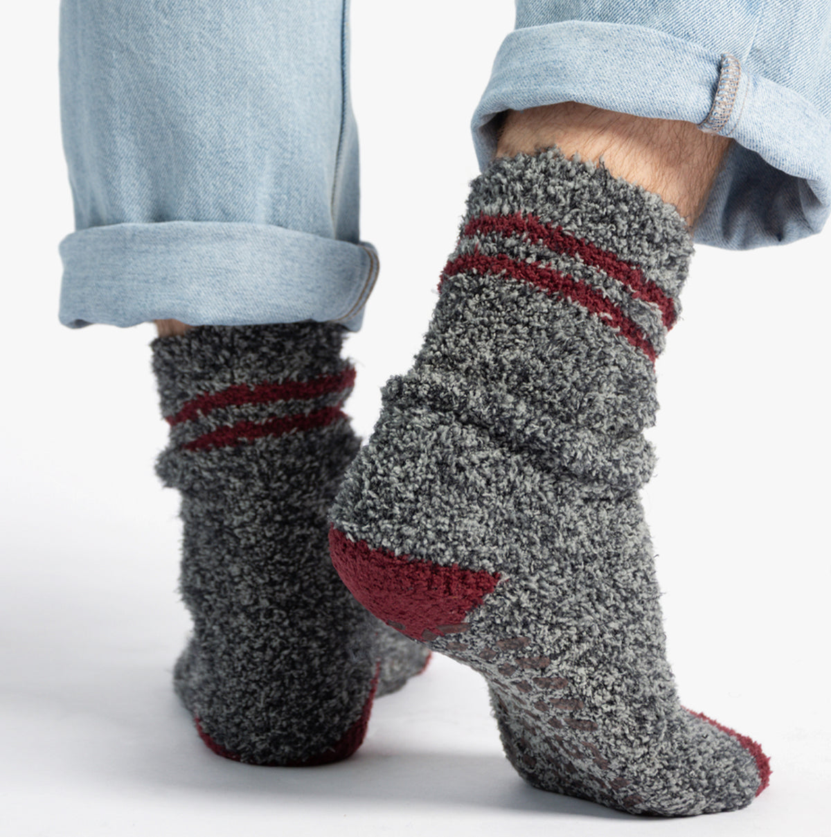 Totes Toasties 3312 SUPER SOFT COSY SOCKS Mens Slipper Socks Navy Mix