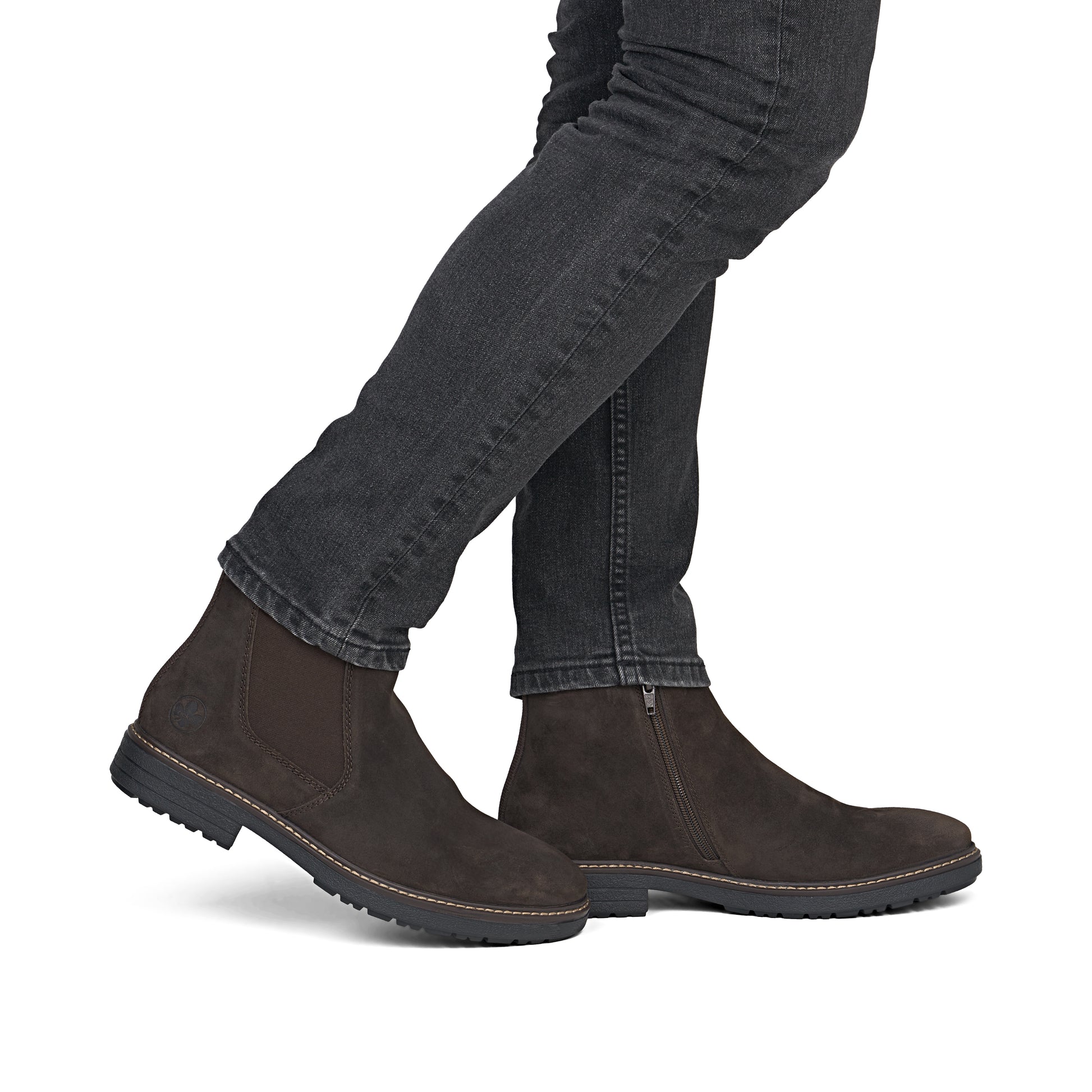 Rieker 33180 Mens Ankle Boots Chestnut