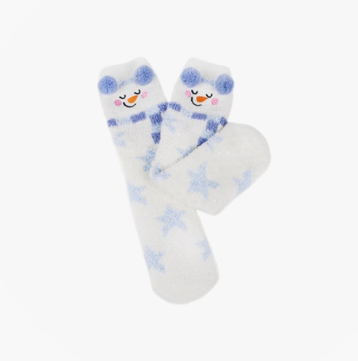 Totes Isotoner novelty-superso Womens Slipper Socks Snowman