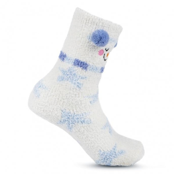 Totes Isotoner novelty-superso Womens Slipper Socks Snowman