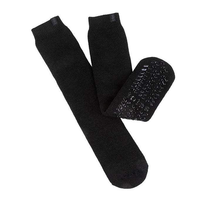 Totes Isotoner 3530F THERMAL ORIGINAL SLIPPER SOCK Mens Slipper Socks Black