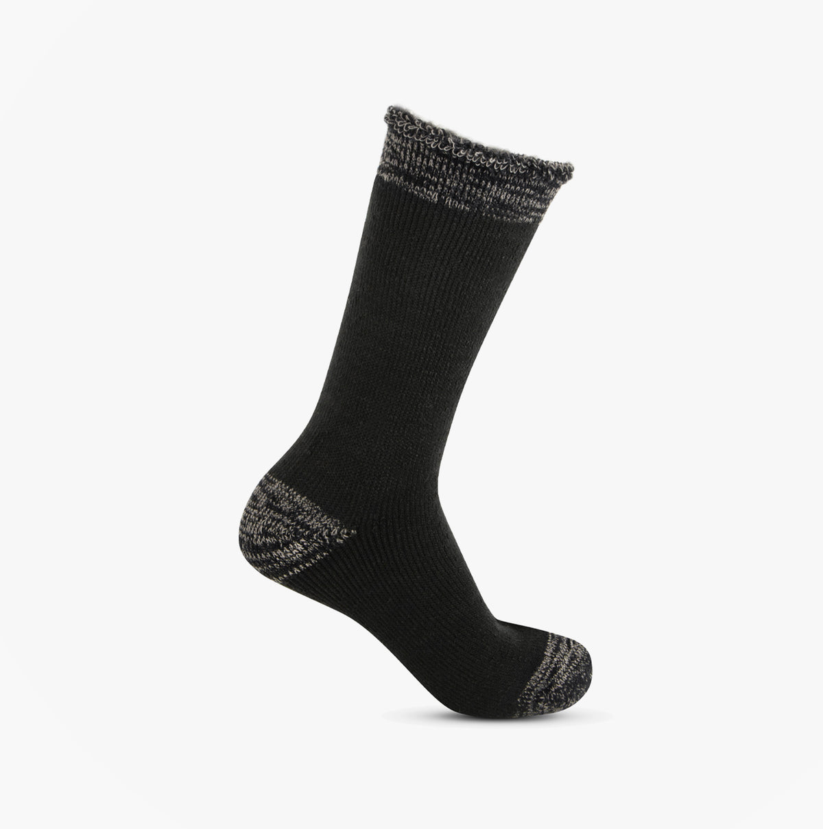 Totes Toasties 3571 TOG BRUSHED INSIDE THERMAL LINED SOCKS (TWIN PACK) Mens Thermal Socks Black Twist
