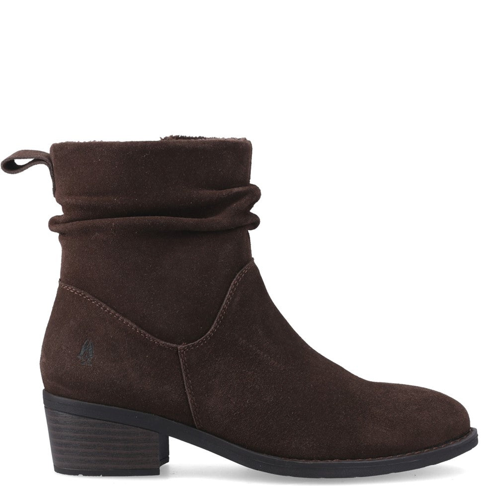Hush Puppies Iris Boot Womens Ankle Boots Chocolate