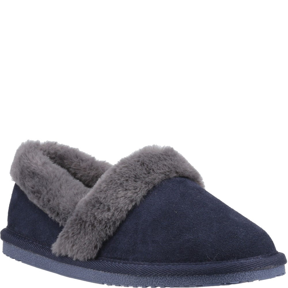 Hush Puppies Ariel Womens Full Slippers Navy