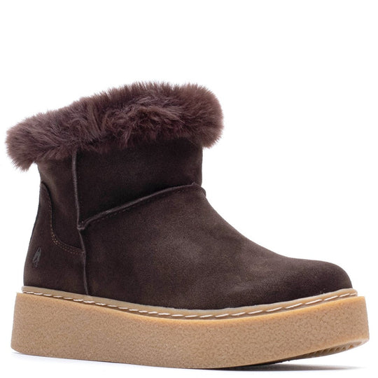 Hush Puppies Becca Ankle Boots Womens Ankle Boots Chocolate