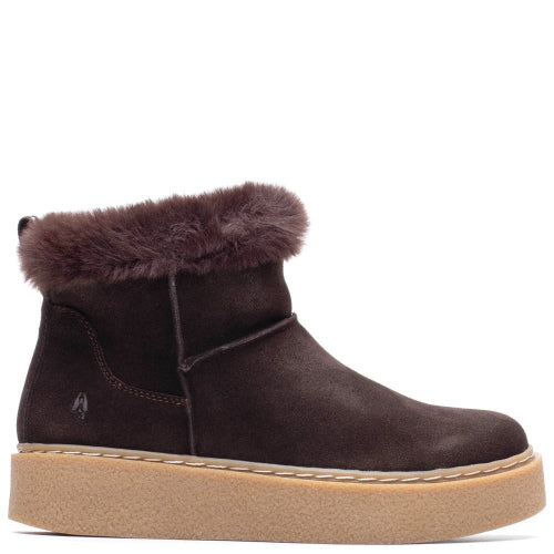 Hush Puppies Becca Ankle Boots Womens Ankle Boots Chocolate