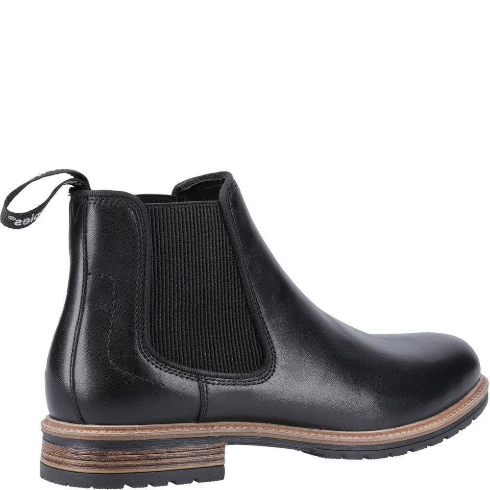 Hush Puppies Russell Boots Mens Chelsea Boots Black