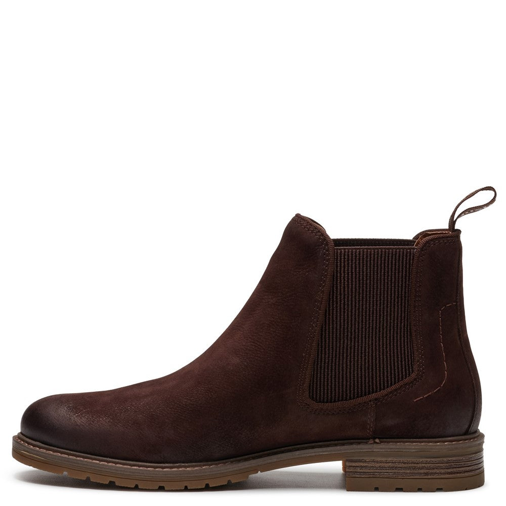 Hush Puppies Russell Boots Mens Chelsea Boots Brown