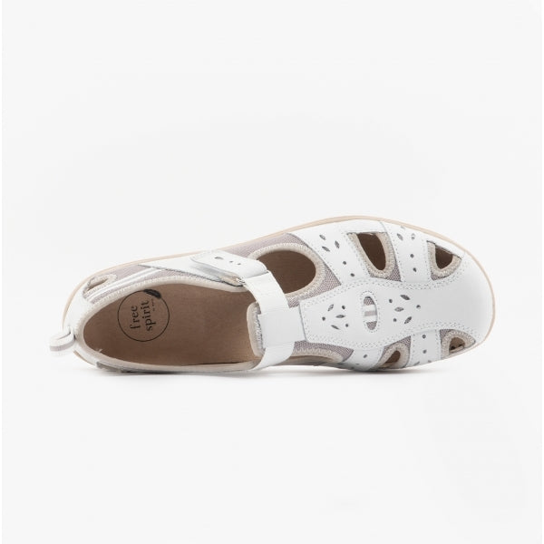 Free Spirit CLEVELAND Womens Casual Shoes White