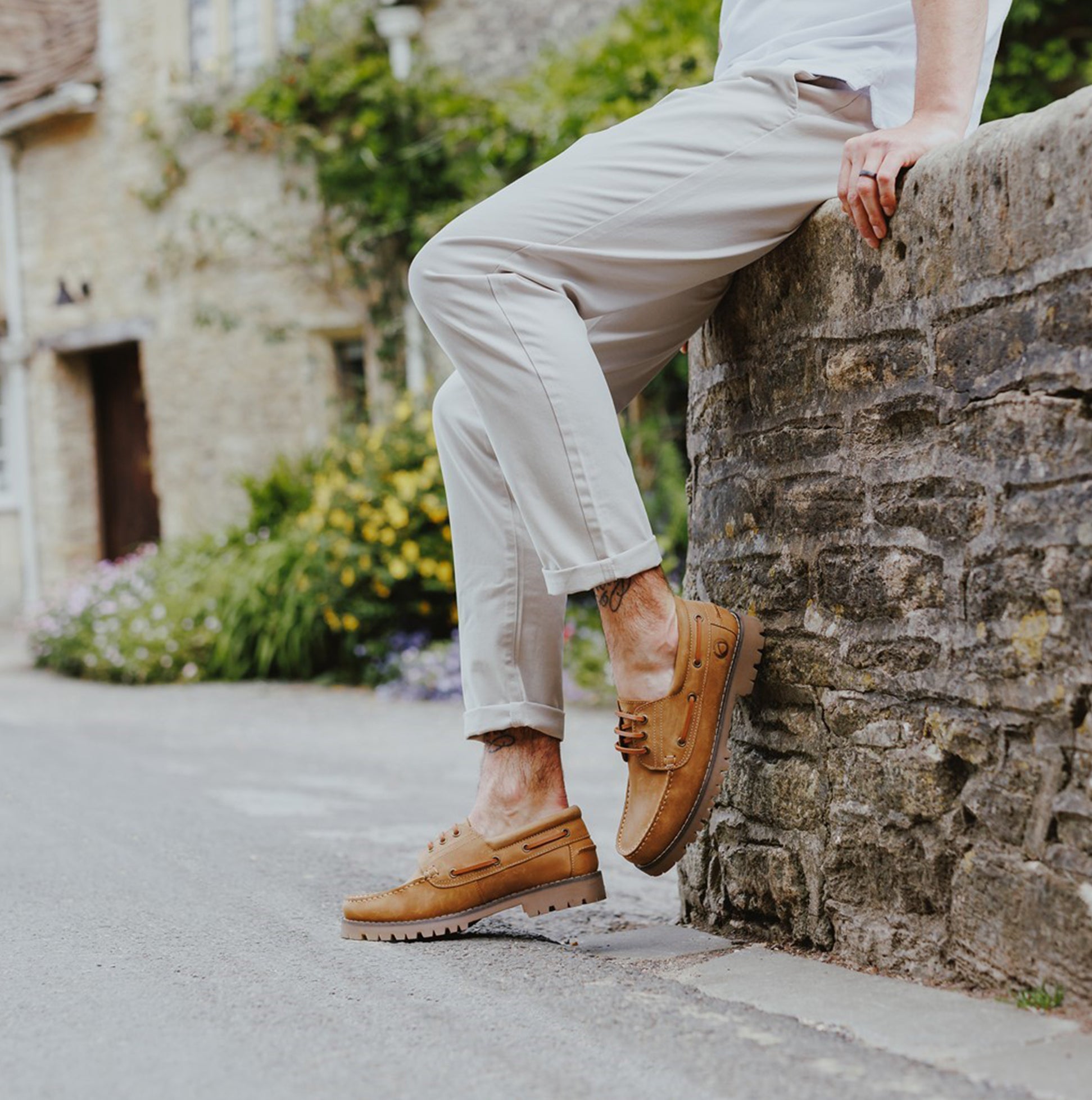 Cotswold INGLECOTE Mens Boat & Deck Shoes Brown