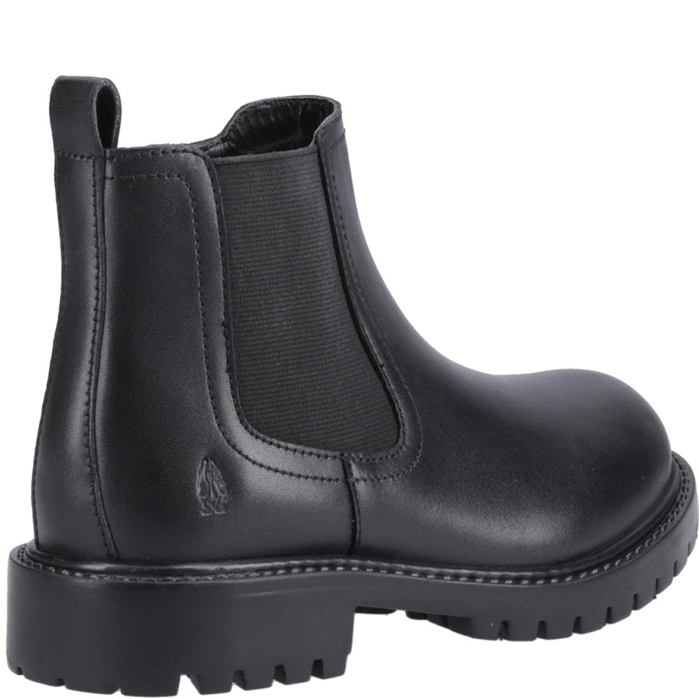 Hush Puppies Ariella Chelsea Boot Jnr Unisex Kids School Boots Black