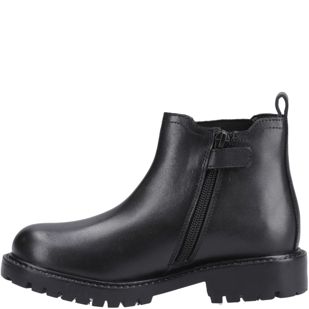 Hush Puppies Ariella Chelsea Boot Jnr Unisex Kids School Boots Black