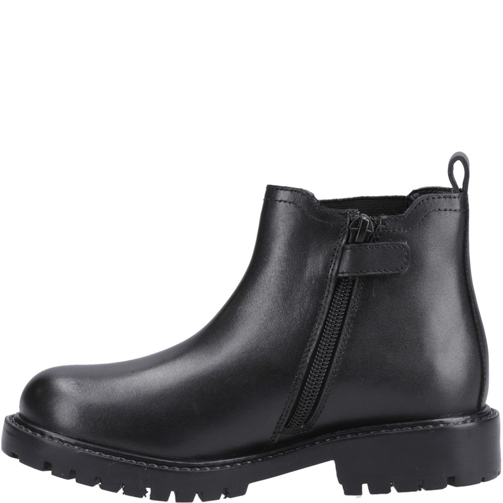Hush Puppies Ariella Chelsea Boot Snr Unisex Kids School Boots Black