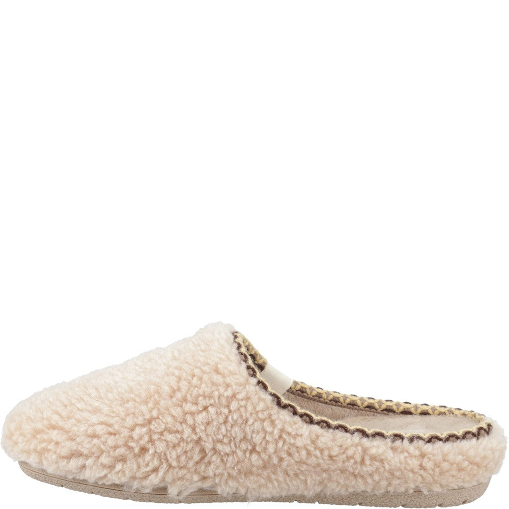 Hush Puppies Good Teddy Womens Mules Beige