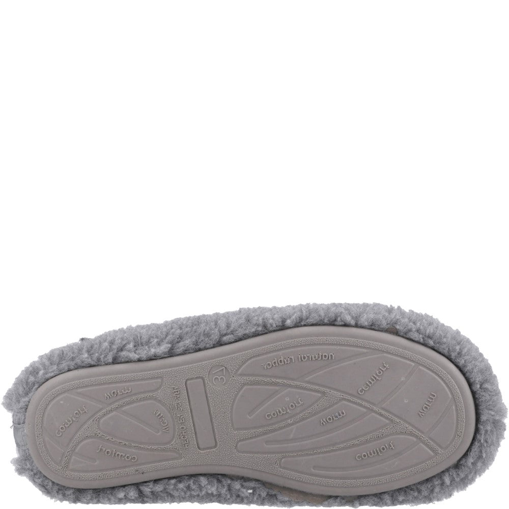 Hush Puppies Good Teddy Womens Mules Grey