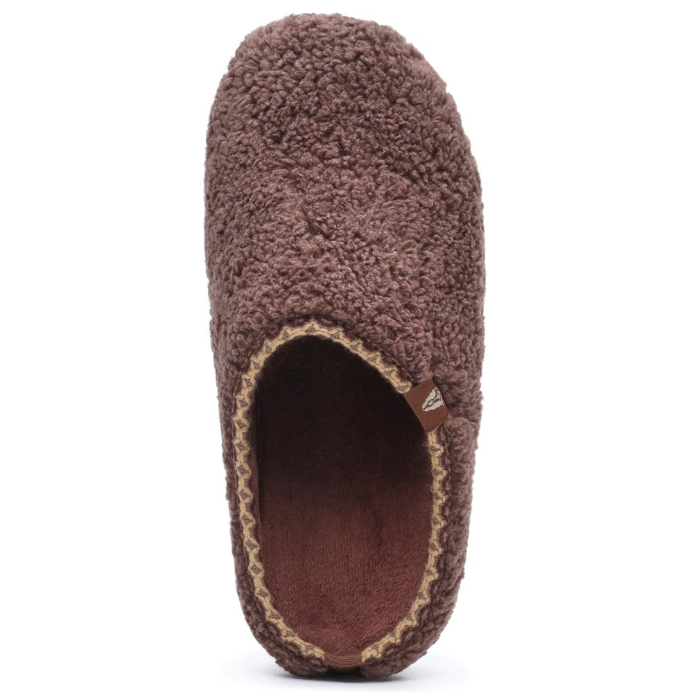 Hush Puppies Good Teddy Womens Mules Chocolate