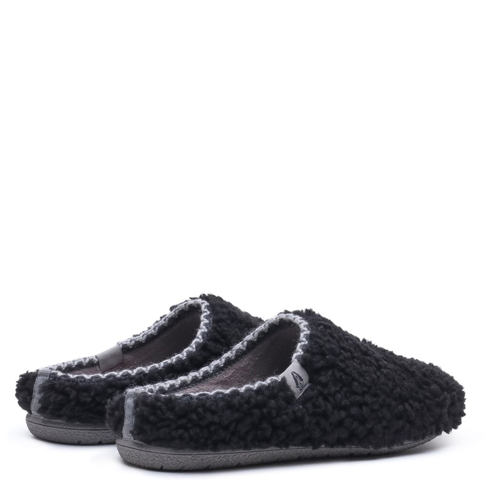 Hush Puppies Good Teddy Womens Mules Black