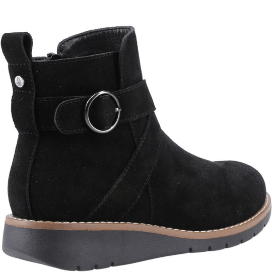 Hush Puppies Lyra Buckle Boot Womens Ankle Boots Black