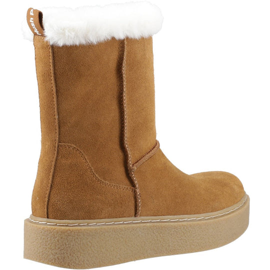 Hush Puppies Becca Mid Boot Womens Mid Calf Boots Tan