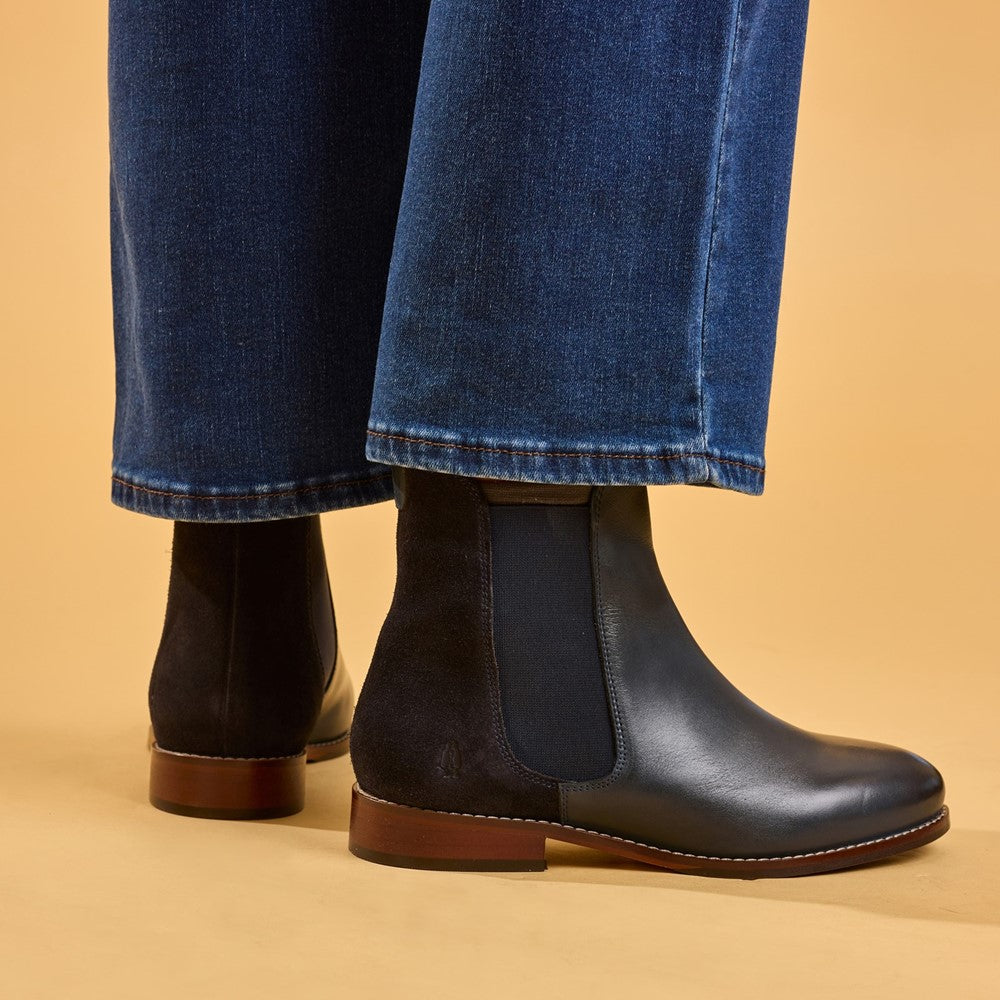 Hush Puppies Colette Boot Womens Chelsea Boots Navy
