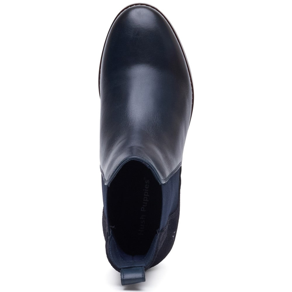 Hush Puppies Colette Boot Womens Chelsea Boots Navy