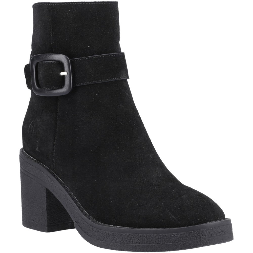 Hush Puppies Fearne Buckle Boot Womens Ankle Boots Black