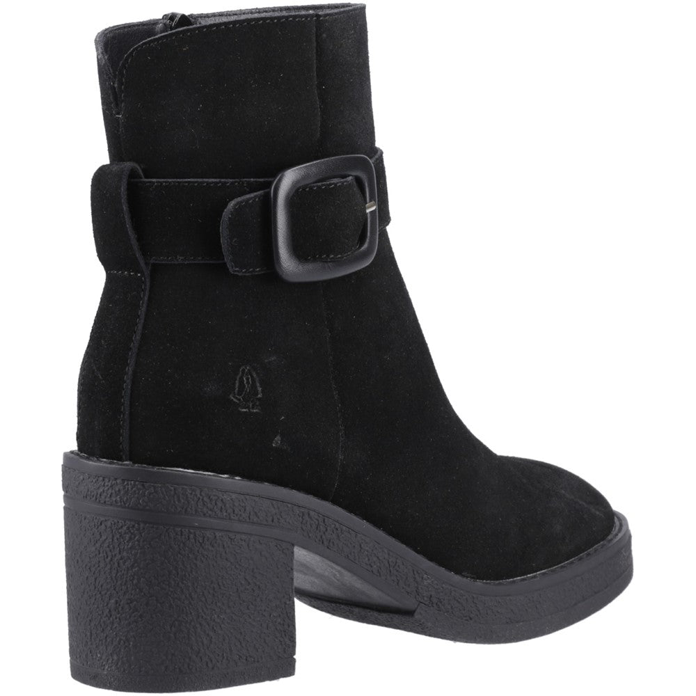 Hush Puppies Fearne Buckle Boot Womens Ankle Boots Black