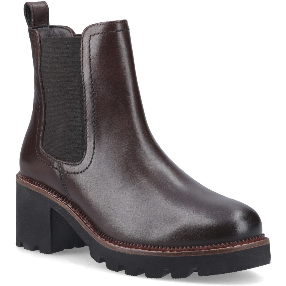 Hush Puppies Gaia Chelsea Boot Womens Chelsea Boots Chocolate